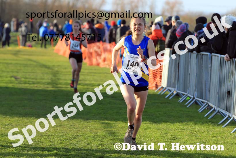 Senior womens 2022 Northern Cross Country Champs., Pontefract. Photo: David T. Hewitson/Sports for All Pics